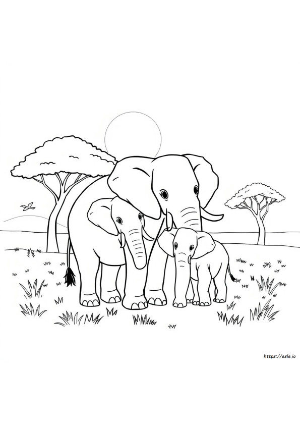 Elefant Ausmalbilder Zum Ausdrucken