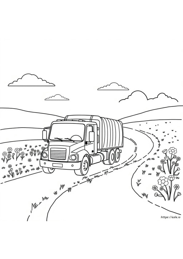 Camion Da Colorare