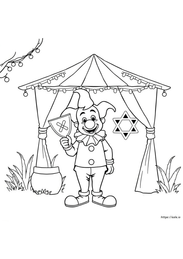 Purim Coloring Pages