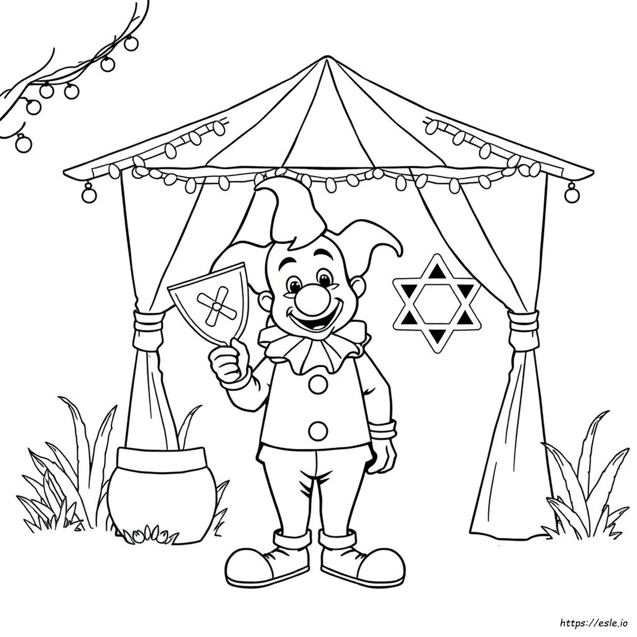 Halaman Mewarnai Purim