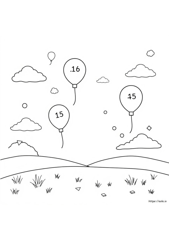 Free Math Coloring Pages For Kindergarten