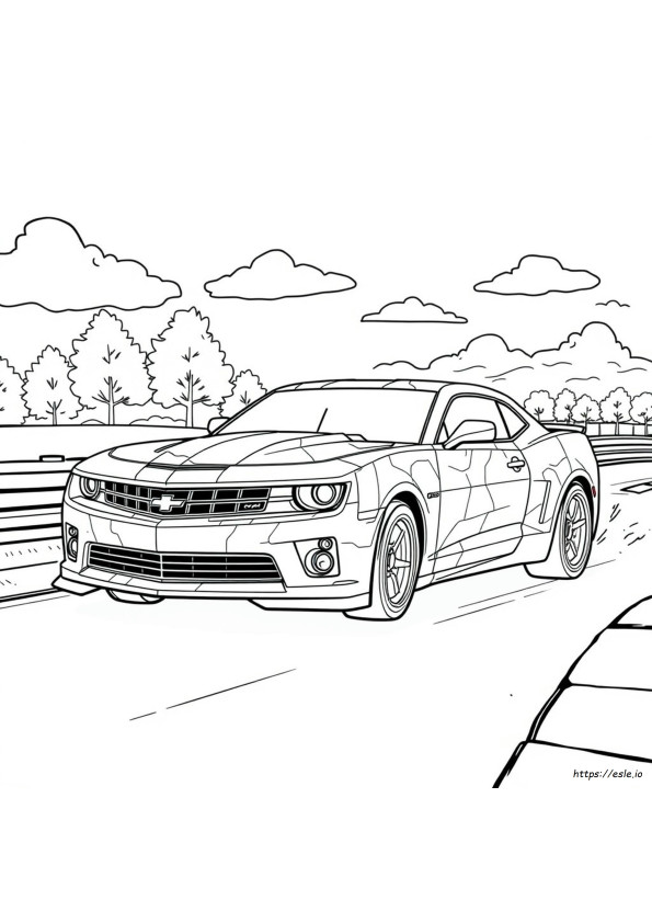 Camaro Para Colorir Para Imprimir