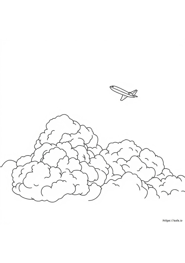 Coloring Page Of A Plane