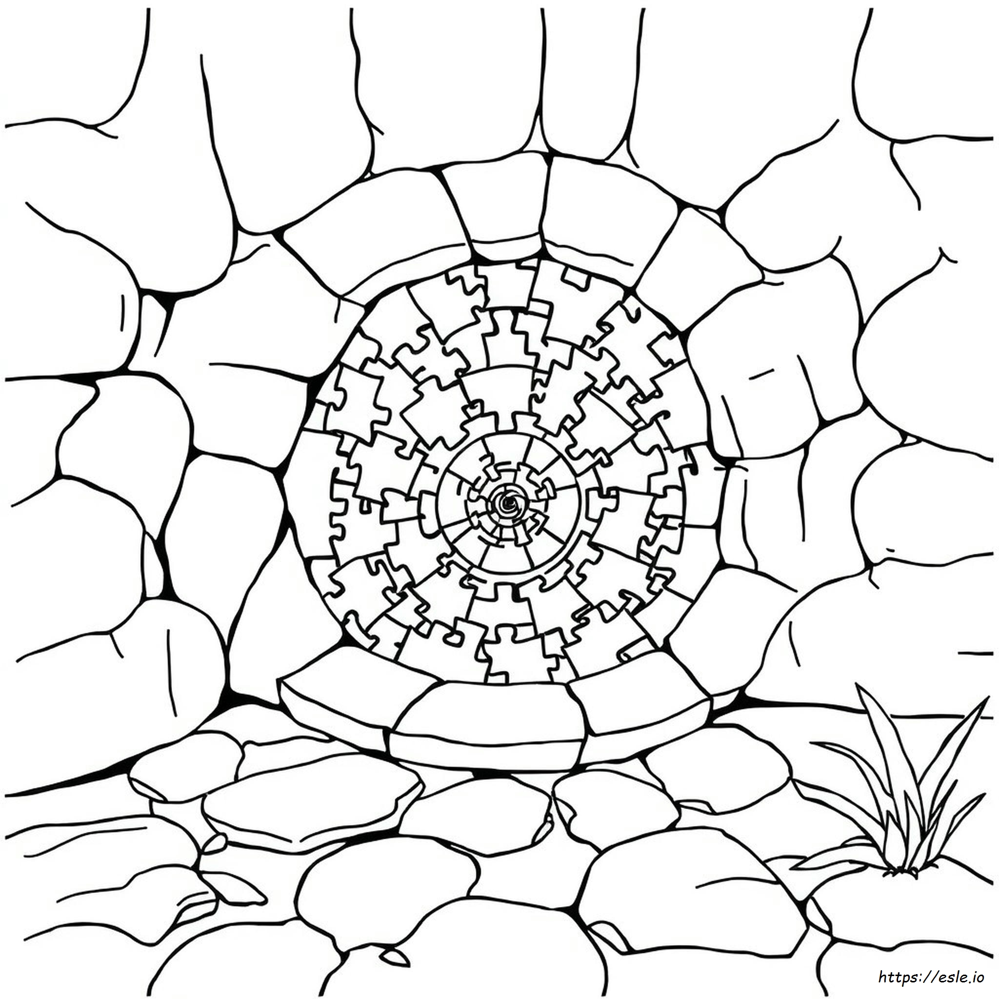 Mosaico Misterioso Da Colorare