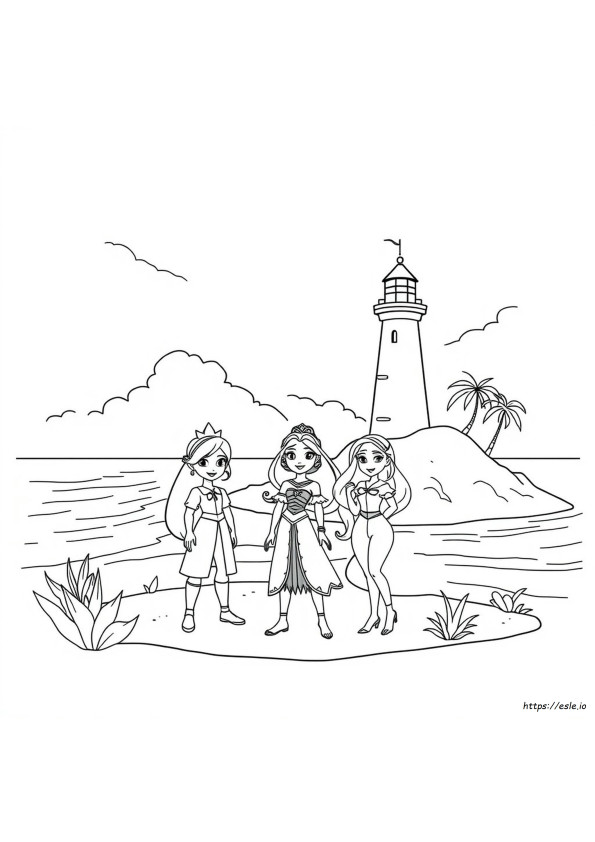 Disney Descendants Coloring Sheets