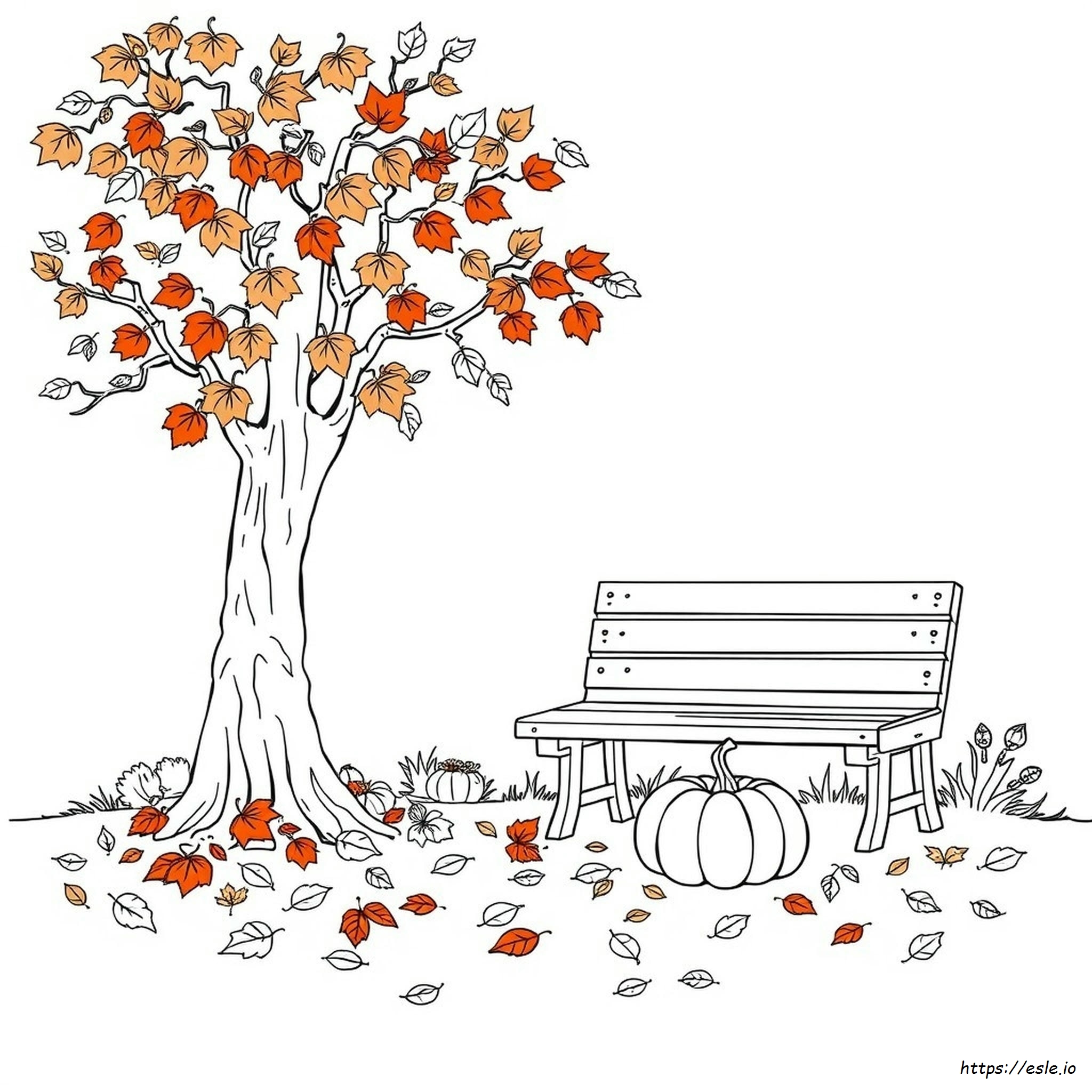 Coloring Pages Autumn Season