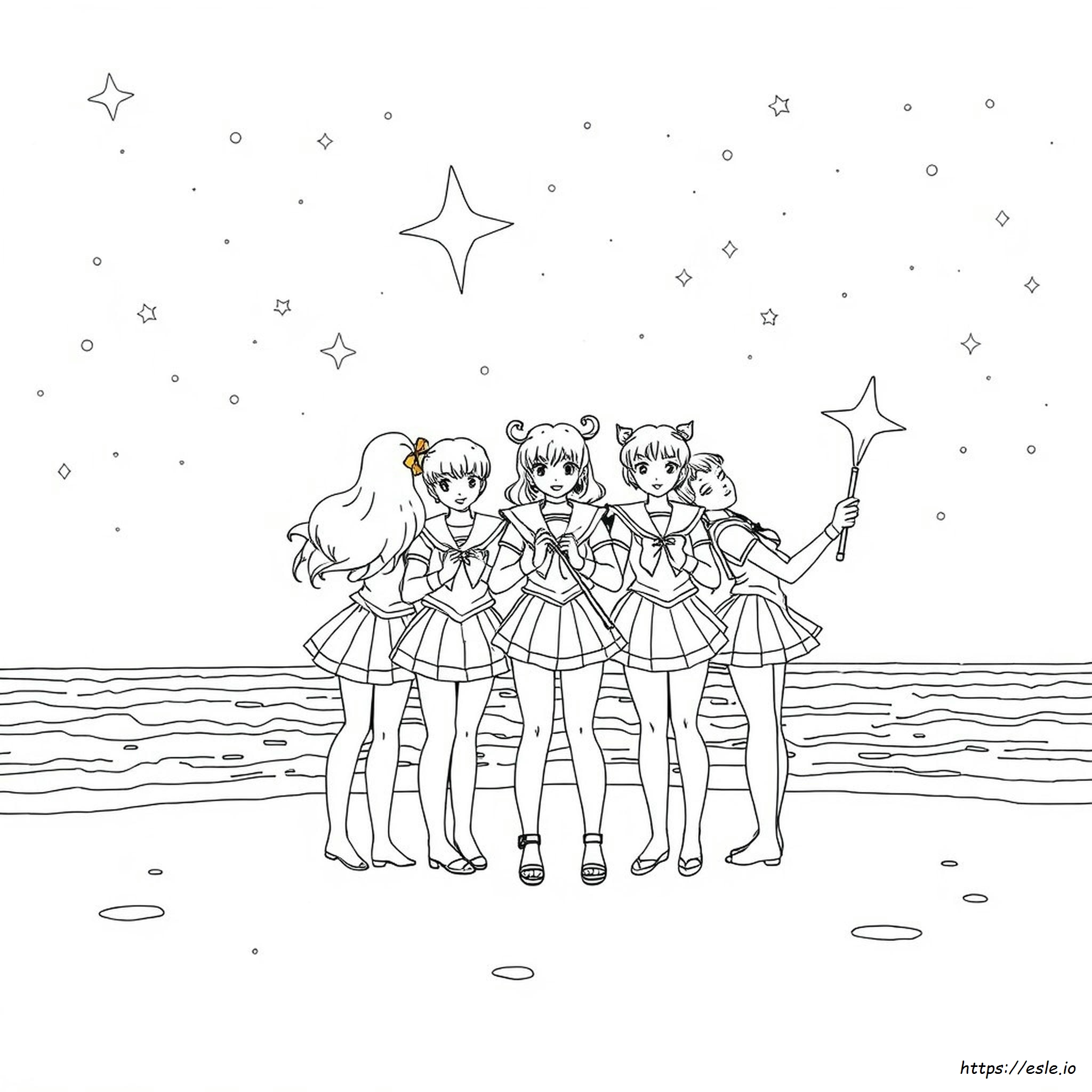 Sailor Guardians Coloring Pages