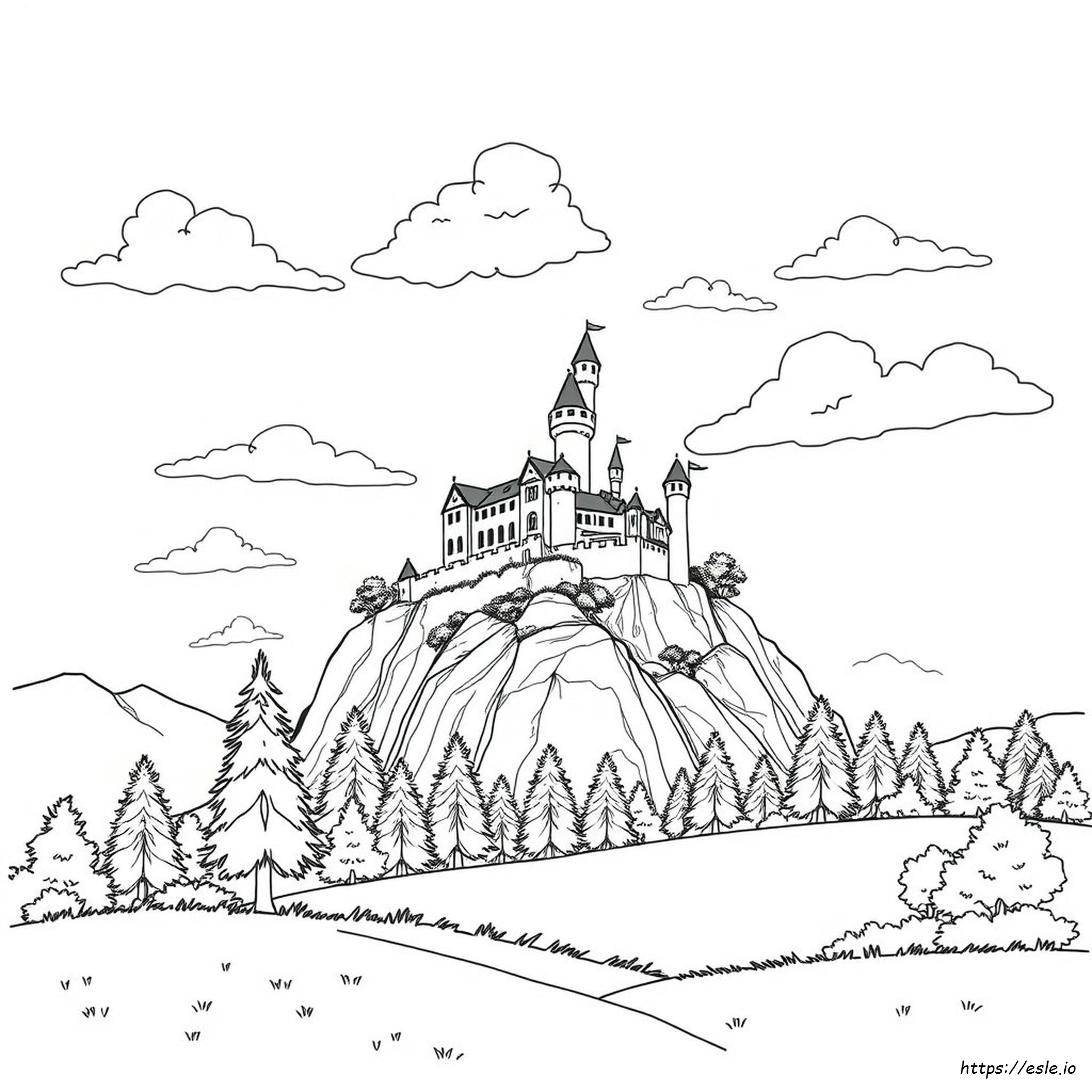 Paisajes De Fantasía Para Colorear