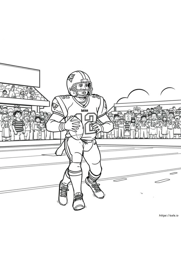 New England Patriots Da Colorare E Stampare