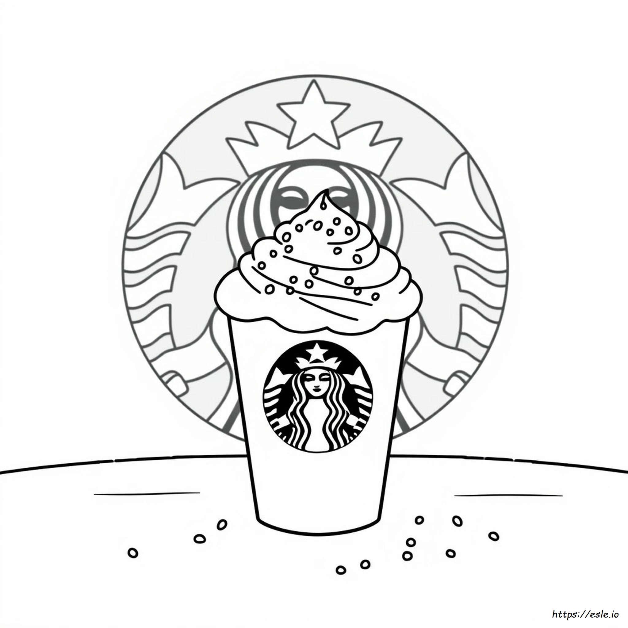 Food Starbucks Kawaii Coloring Pages