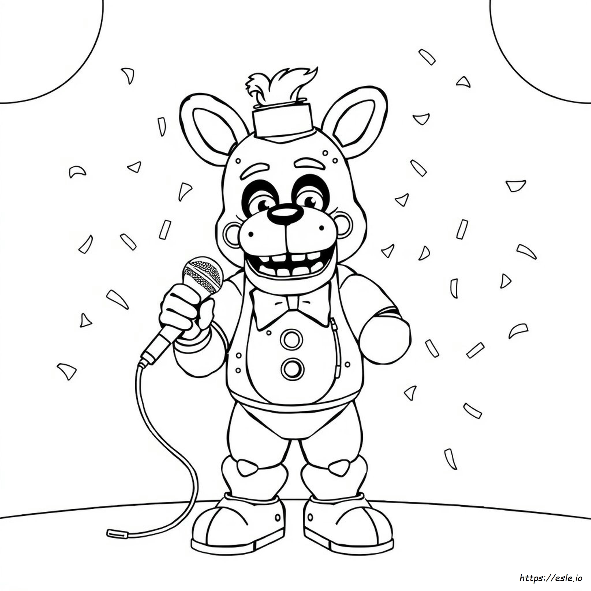 Dibujos De Glamrock Freddy De Fnaf Breach Para Colorear