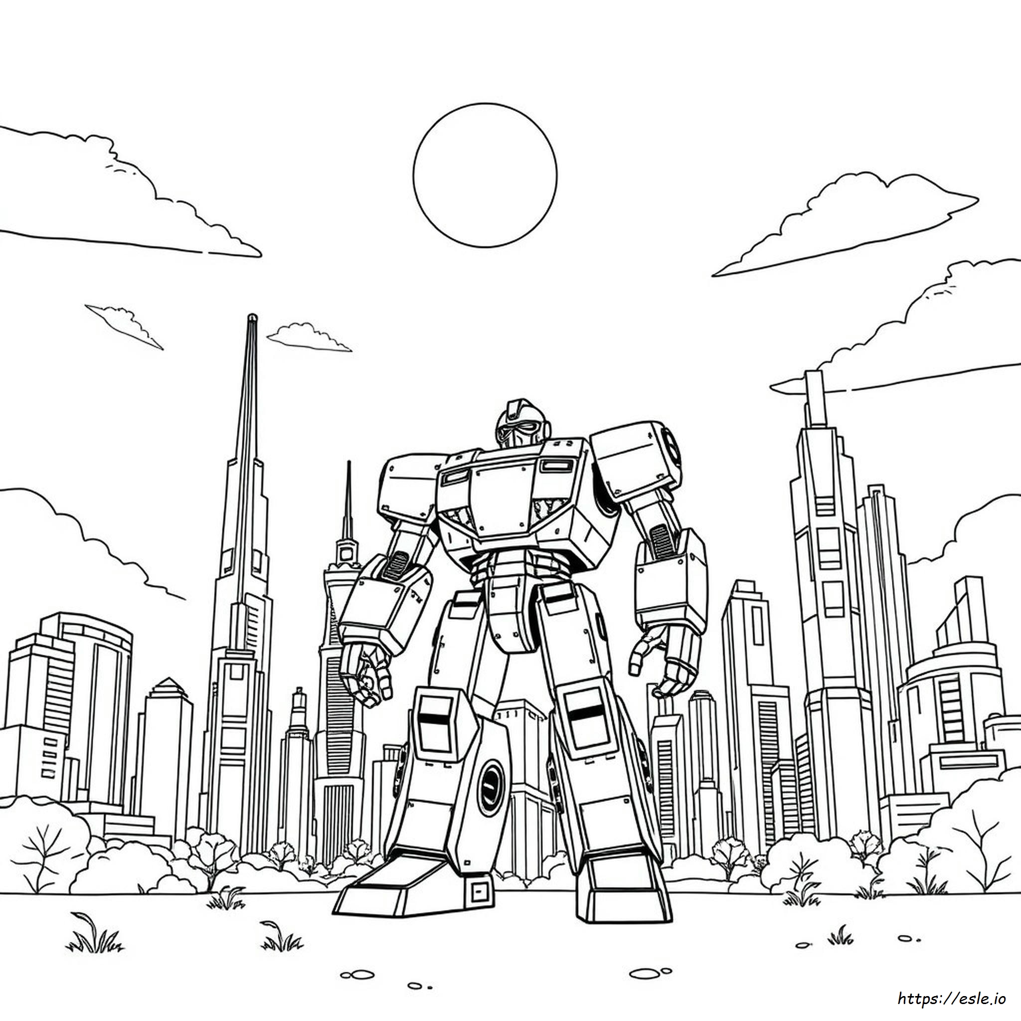 Robot Gigante Da Colorare