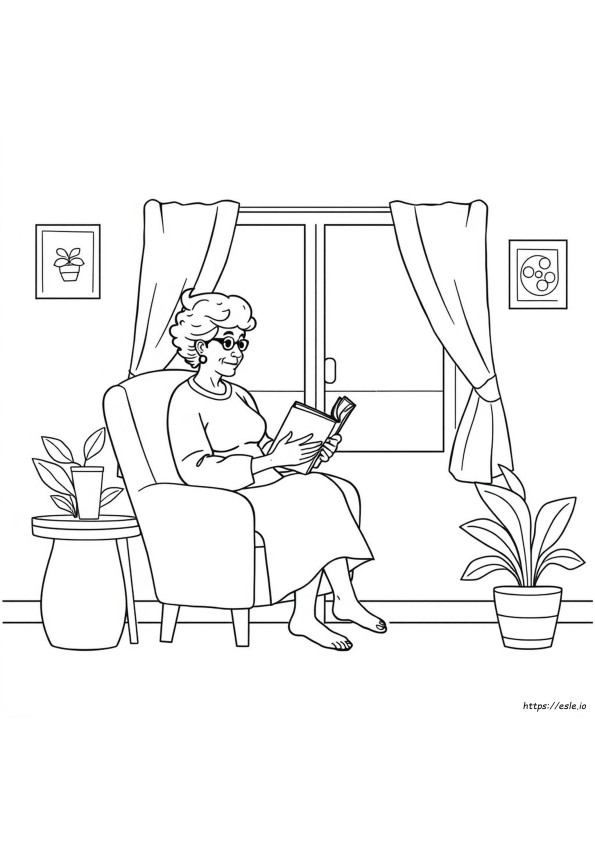 Tante Ausmalbilder