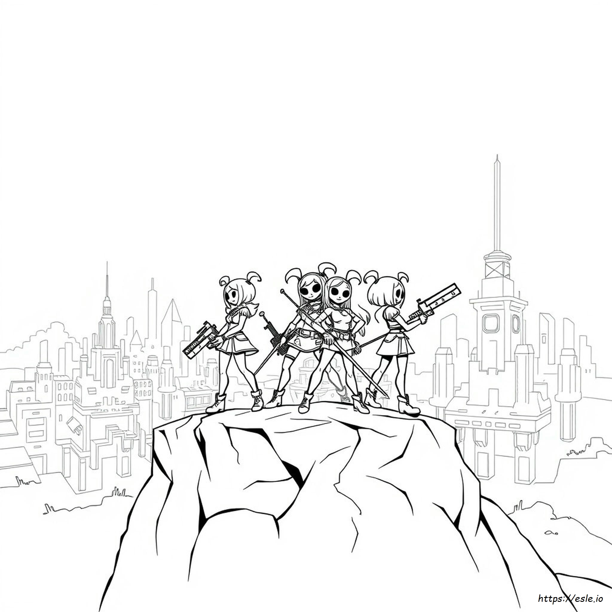 Páginas Para Colorear De Skullgirls