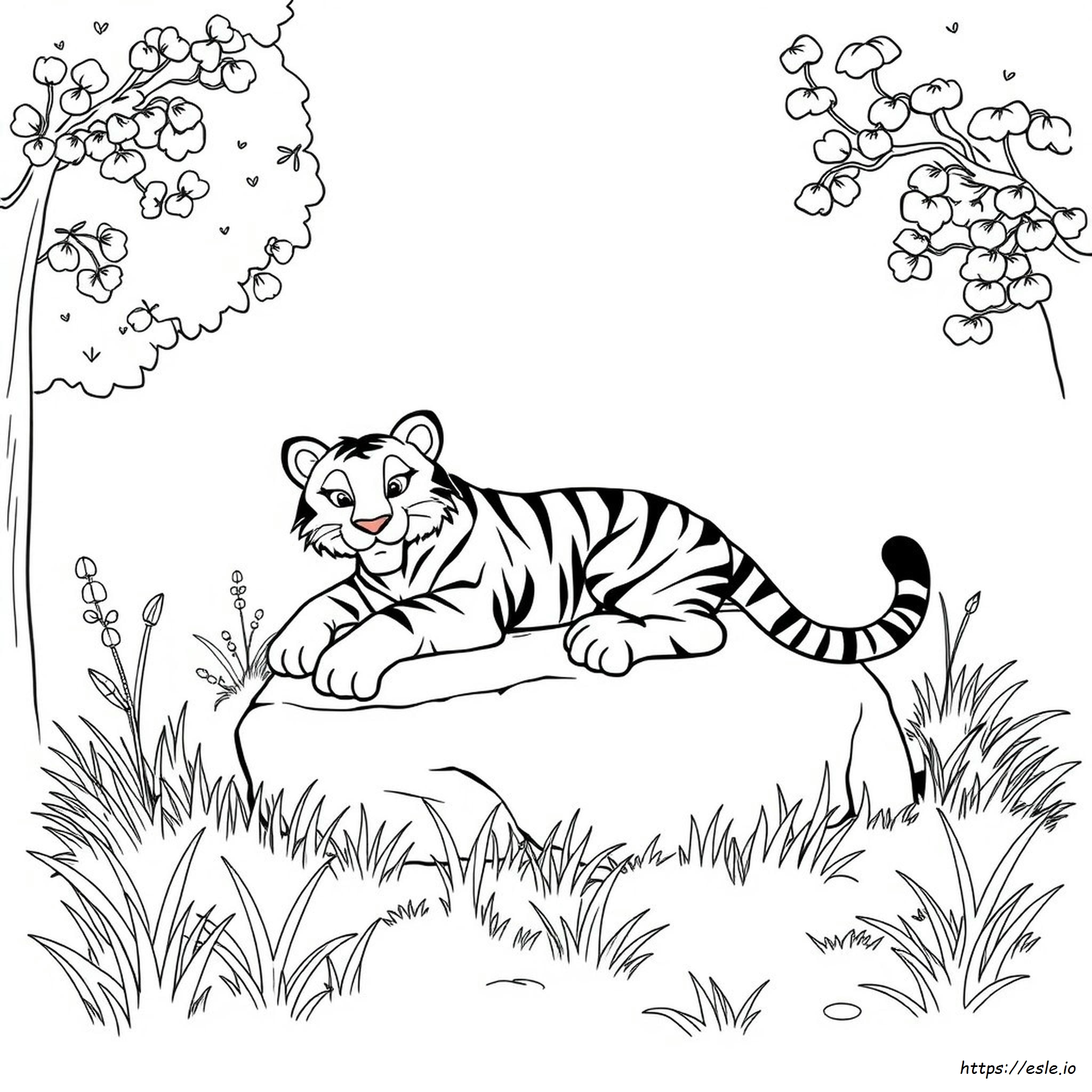 Tigre Dei Cartoni Animati Da Colorare