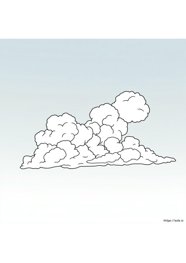 Céu Para Colorir