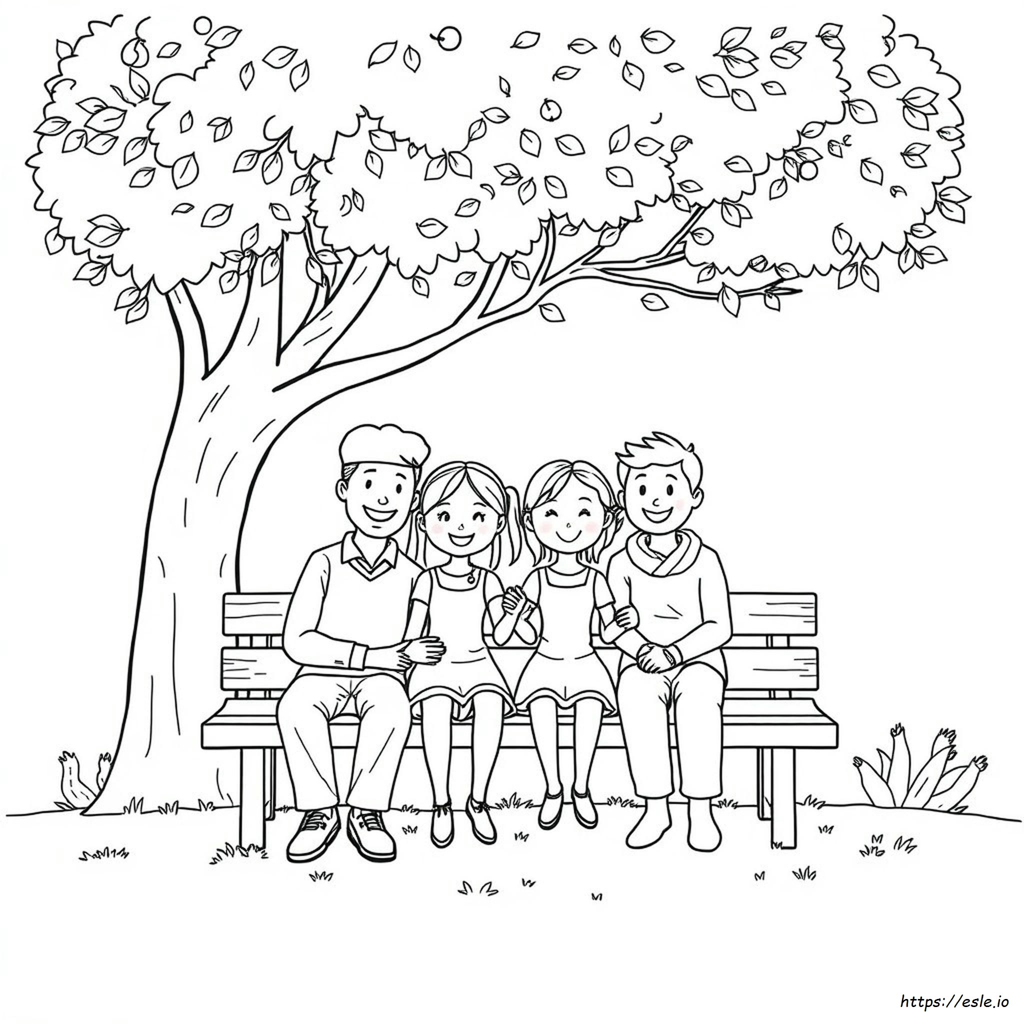Mi Familia Para Colorear