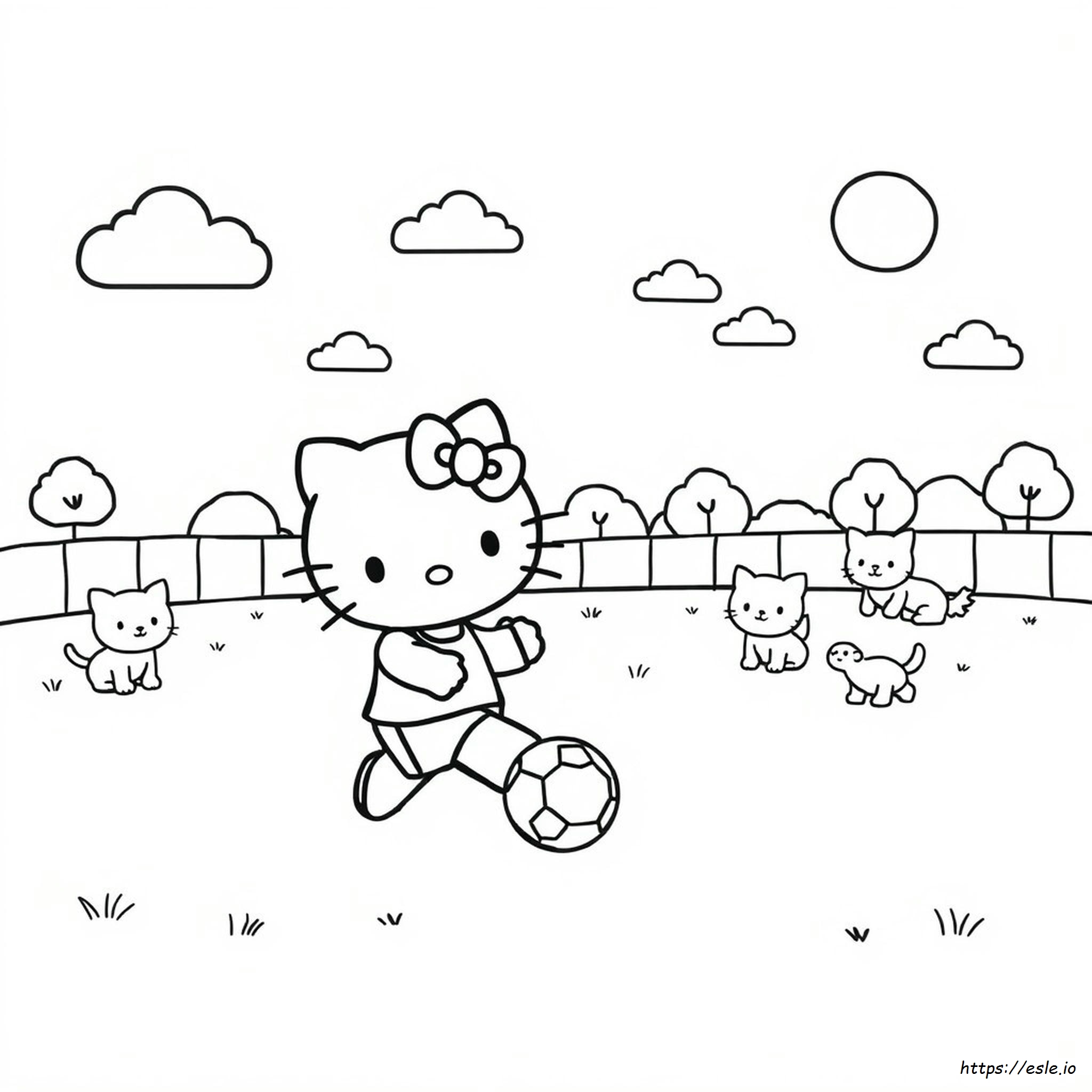 Hello Kitty Deportes Páginas Para Colorear