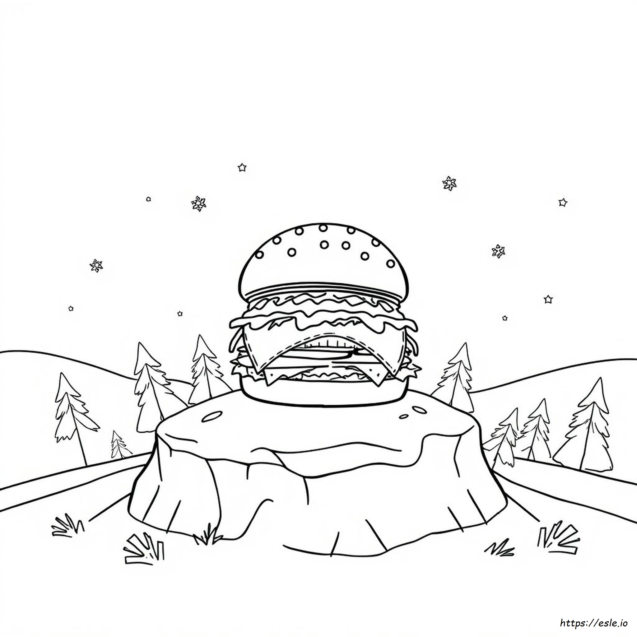 Fortnite Durr Burger Da Colorare