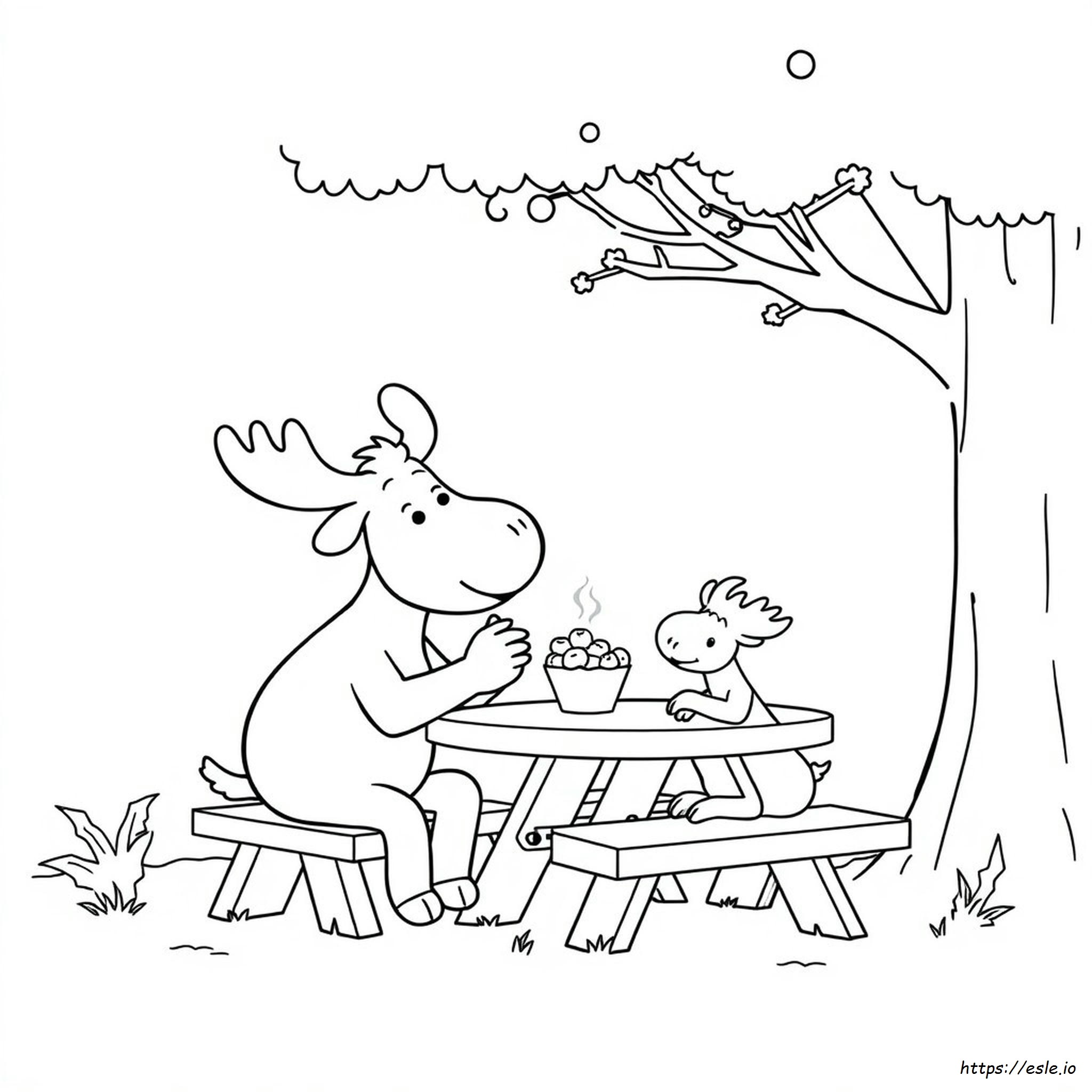 Printable If You Give A Moose A Muffin Coloring Pages