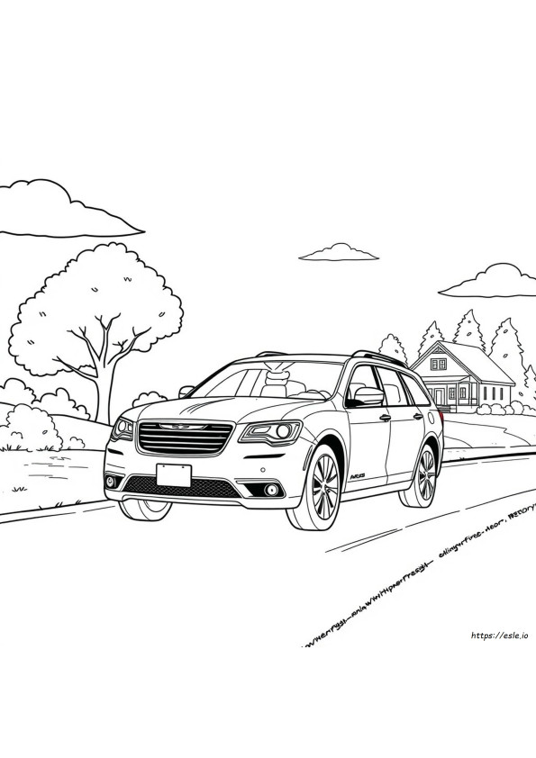 Chrysler Pacifica Coloring Pages