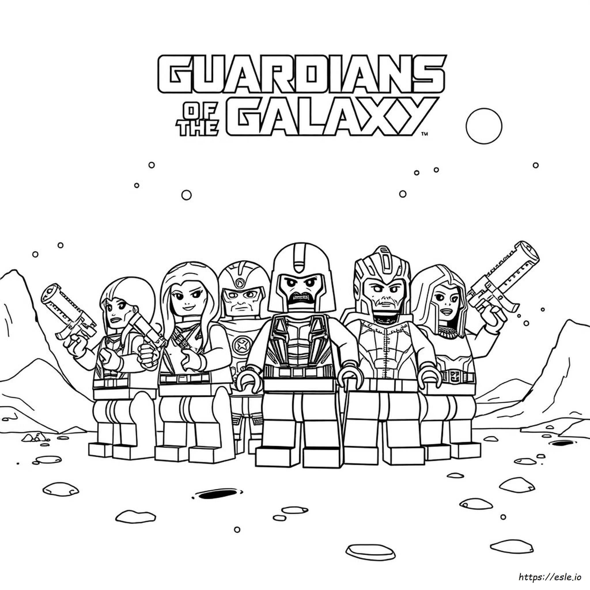 Lego Guardians Of The Galaxy Ausmalbilder