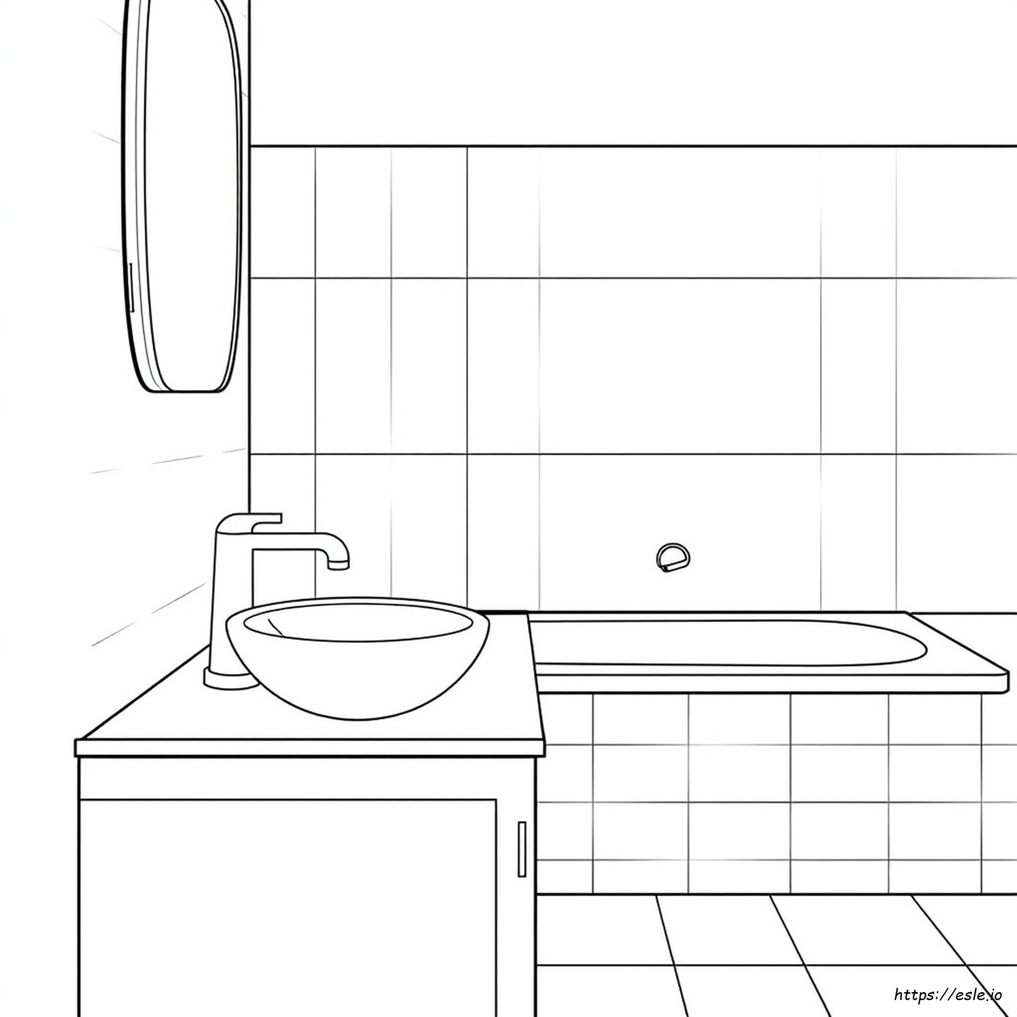 Disegni Da Colorare Di Un Bagno