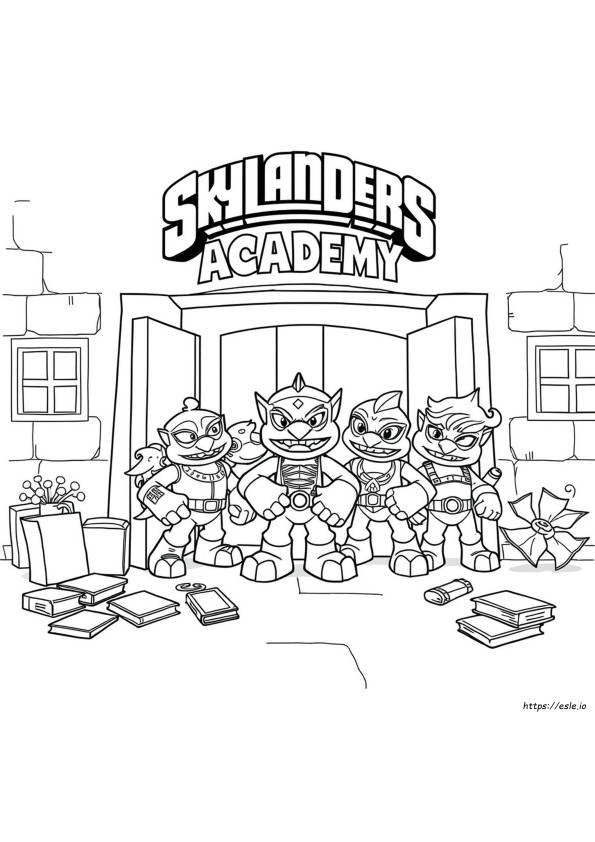 Skylanders Academy Coloring Pages