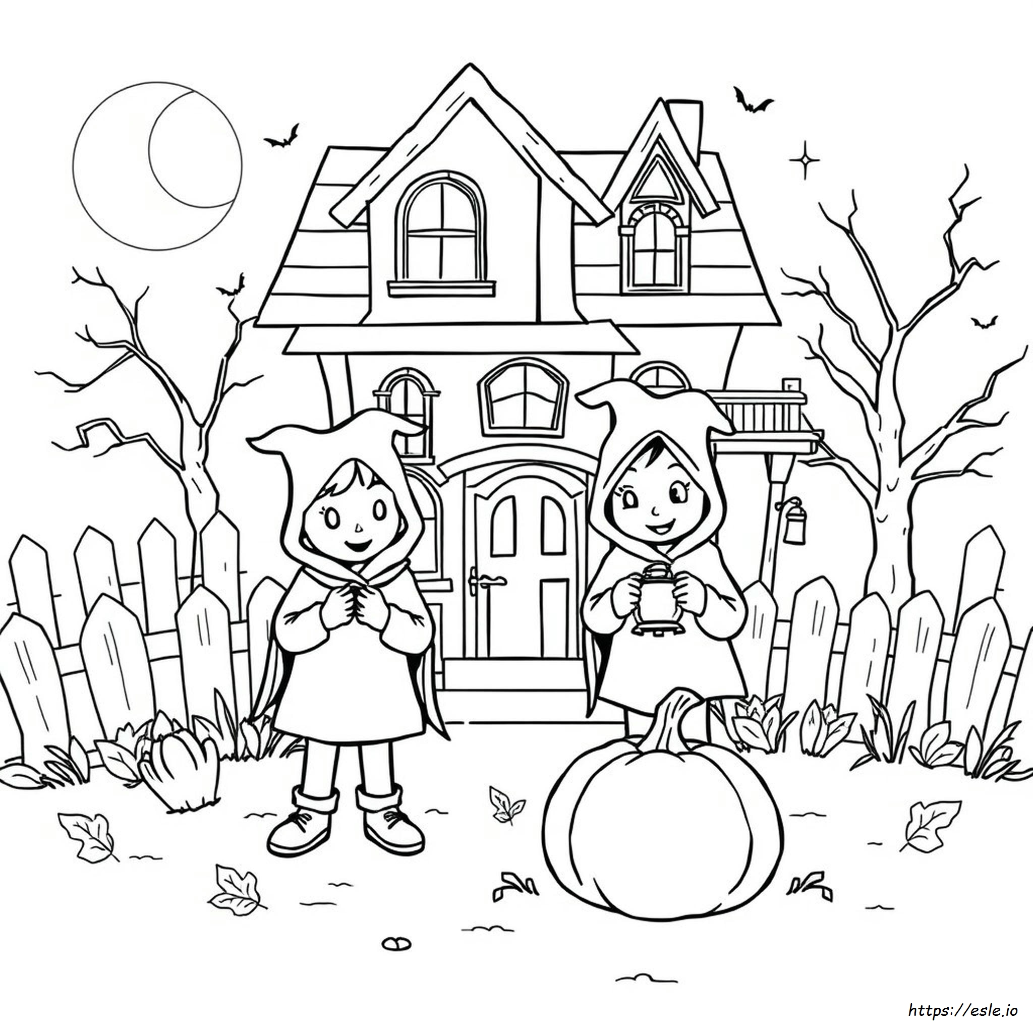 Pagini De Colorat Halloween Pentru Copii Pdf
