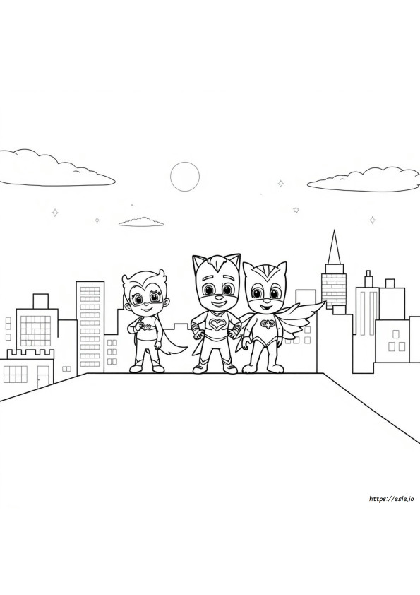 Pj Mask Da Colorare