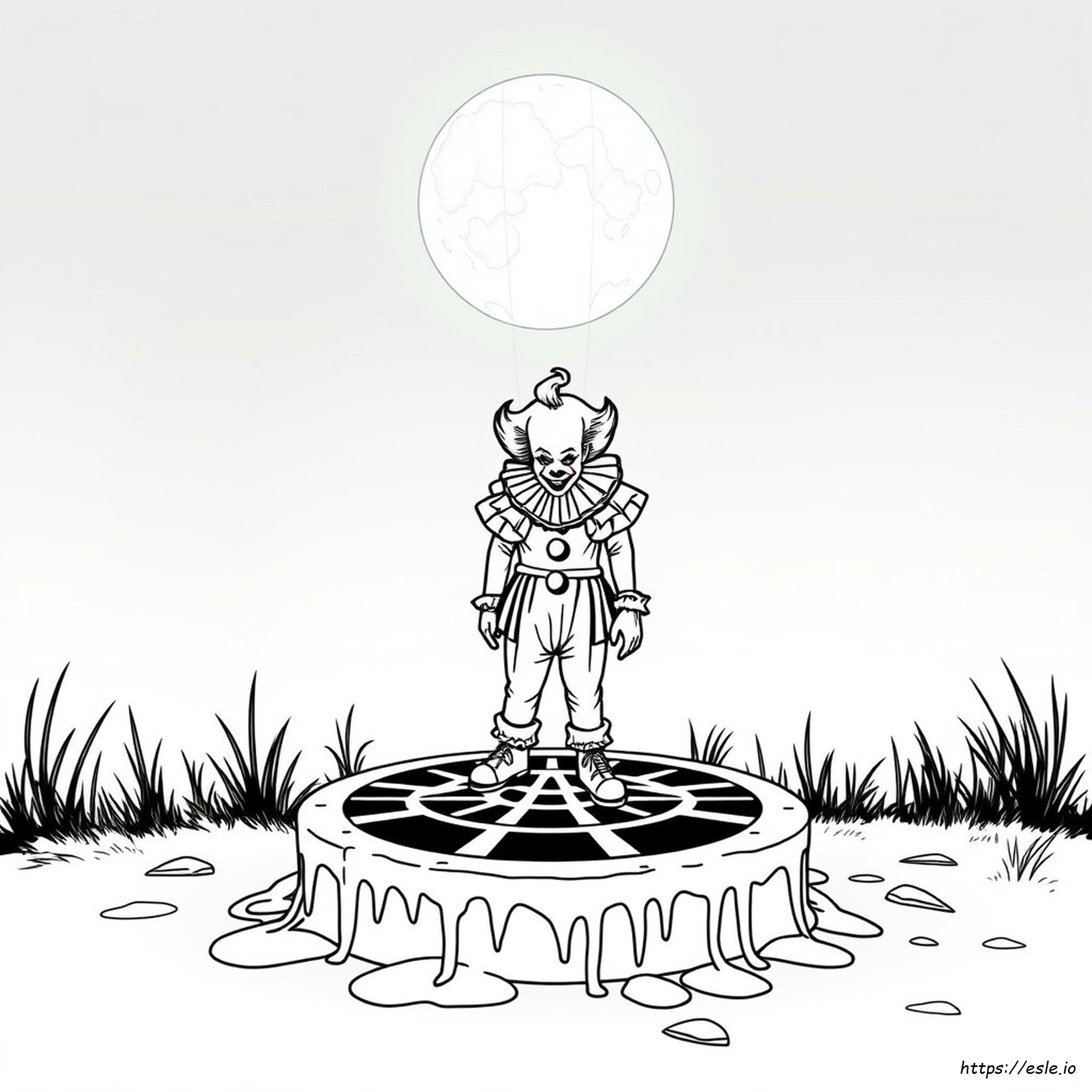 Coloring Pages Of Pennywise The Clown