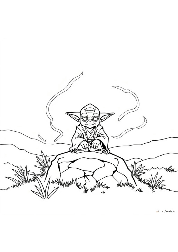 Yoda Da Colorare