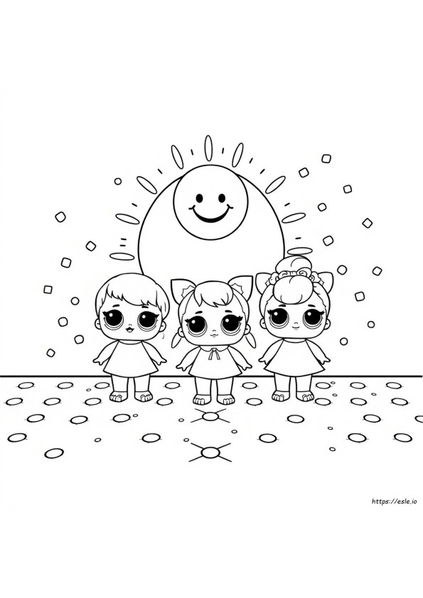 Lol Paper Doll Coloring Pages