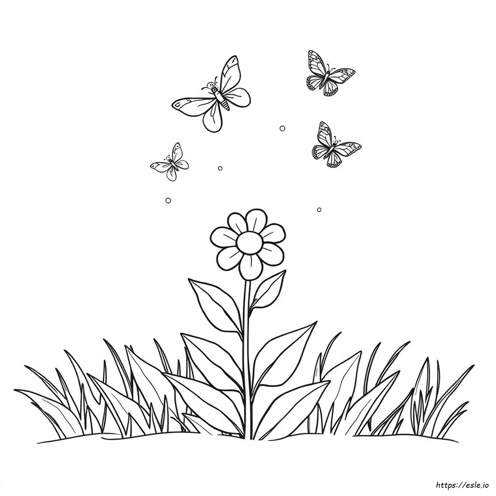 Blumen Ausmalbilder Zum Ausdrucken