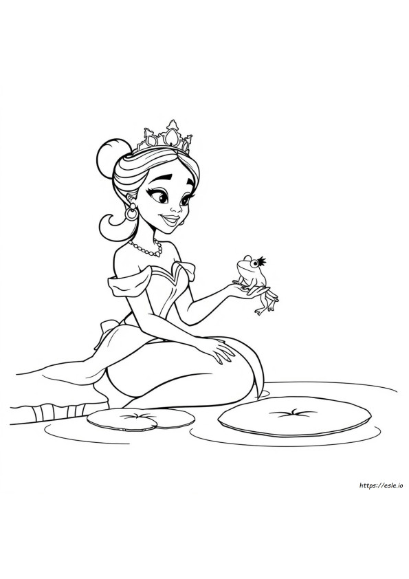 Coloriages De La Princesse Tiana