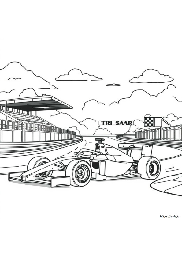 F1 Araba Boyama