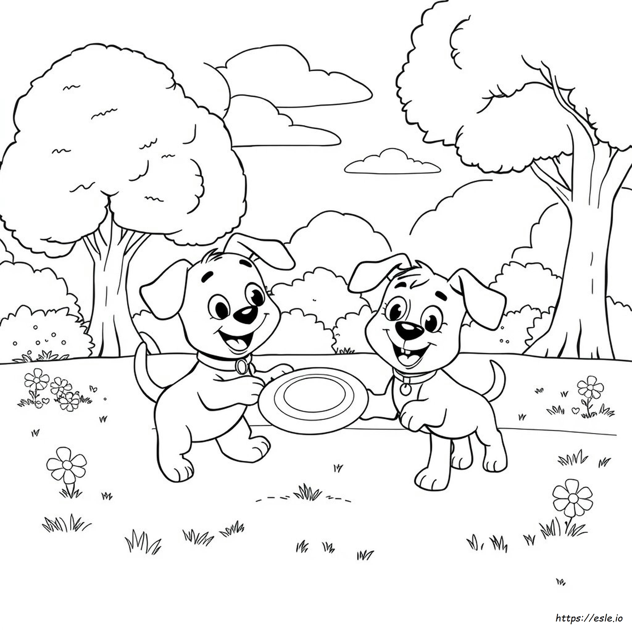 Bingo And Rolly Puppy Dog Pals Coloring Pages
