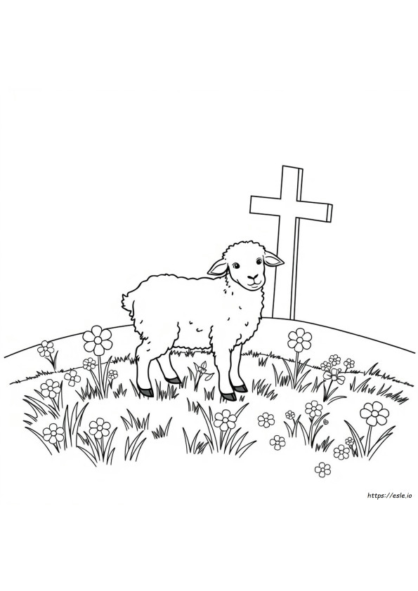 Coloriages Gratuits Pâques Religieux