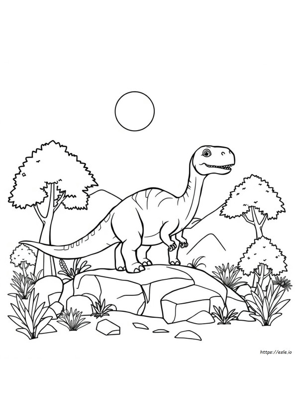 Coole Dinosaurier Ausmalbilder