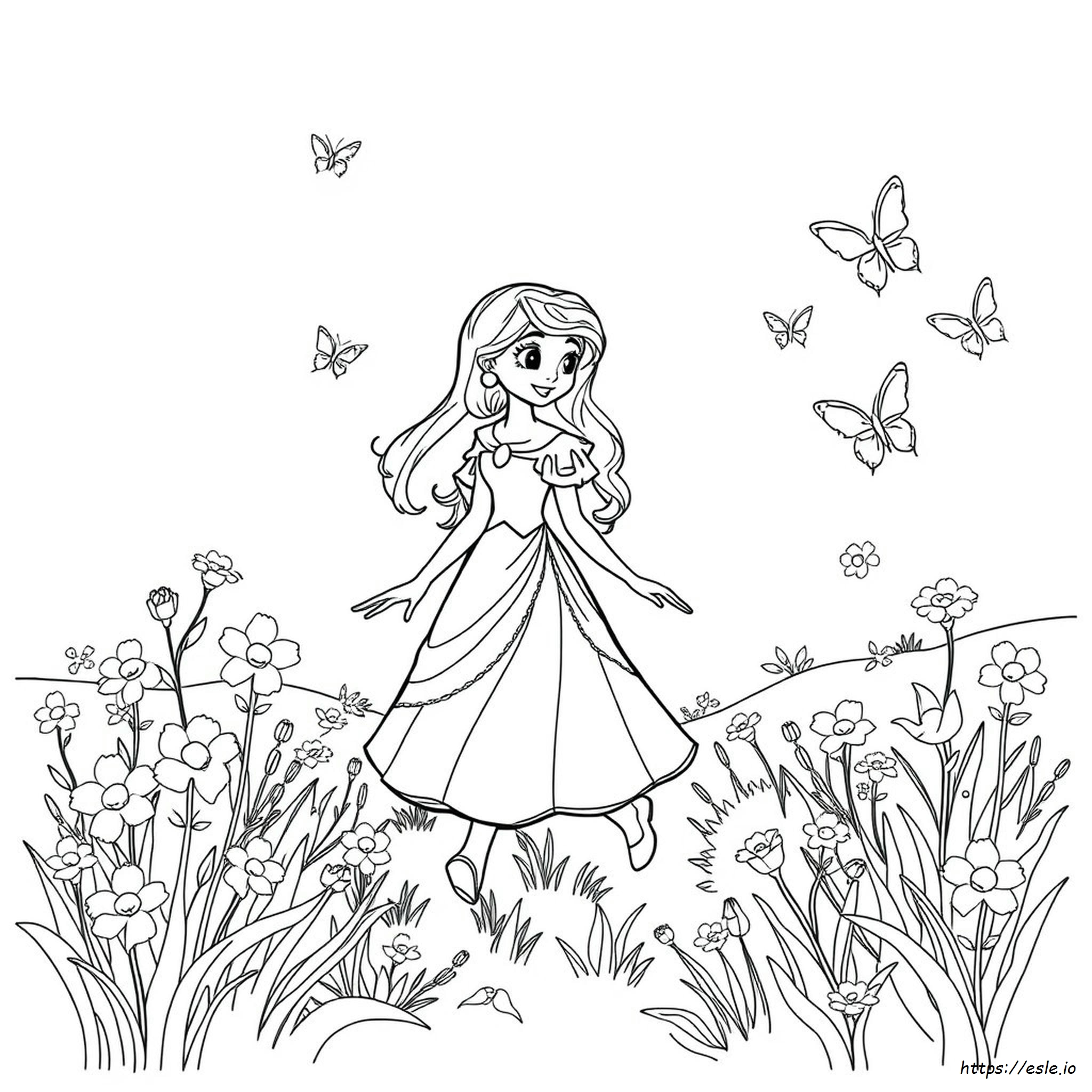 Princess Elena Colouring Pages