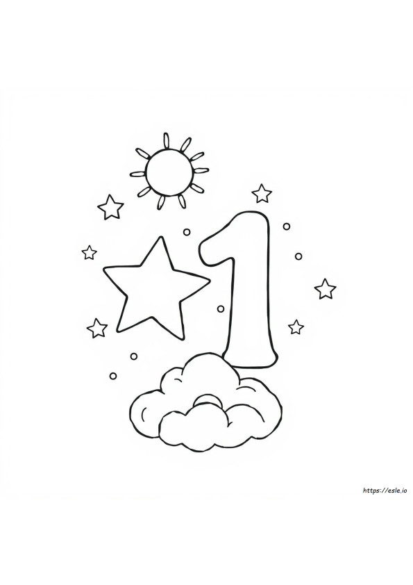 Number For Colouring