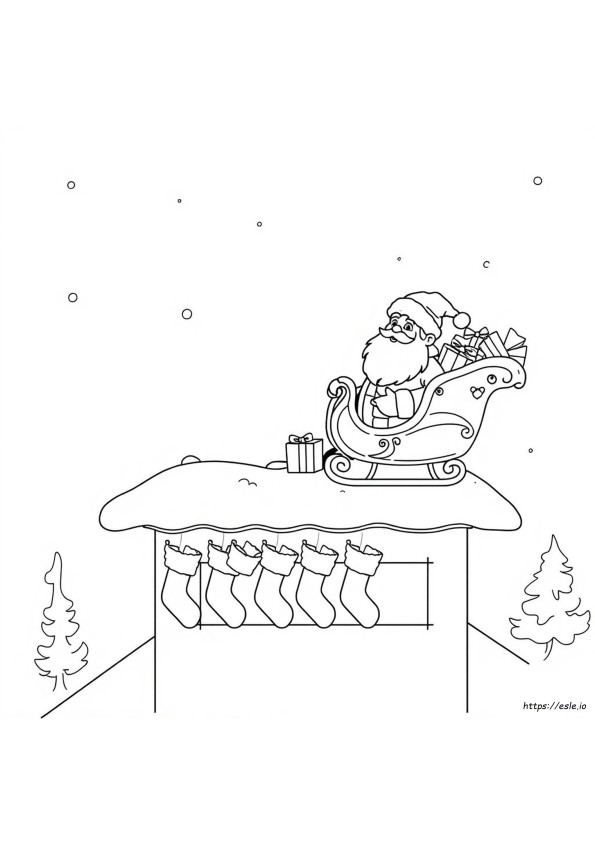 Kerstman Kleurplaten