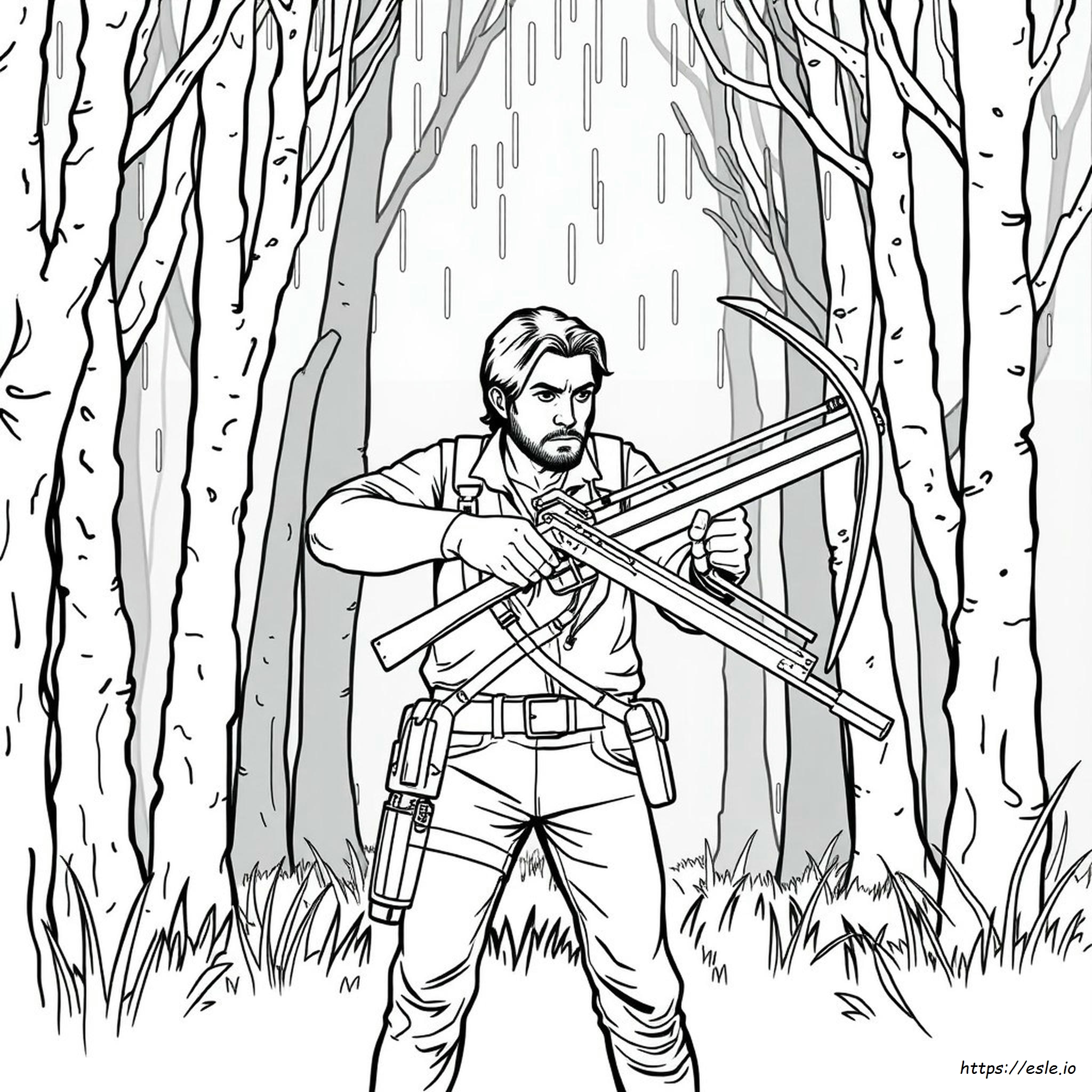Daryl Dixon Para Colorear
