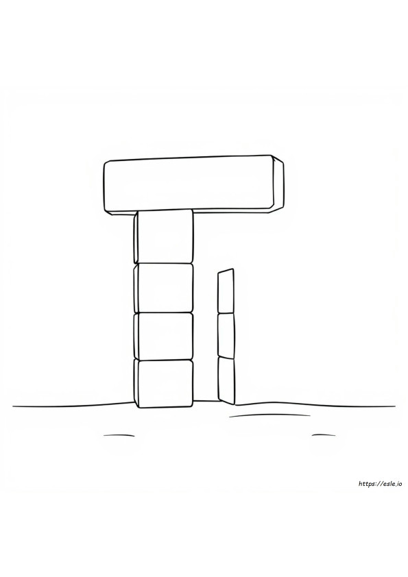 Buchstabe T Ausmalblätter