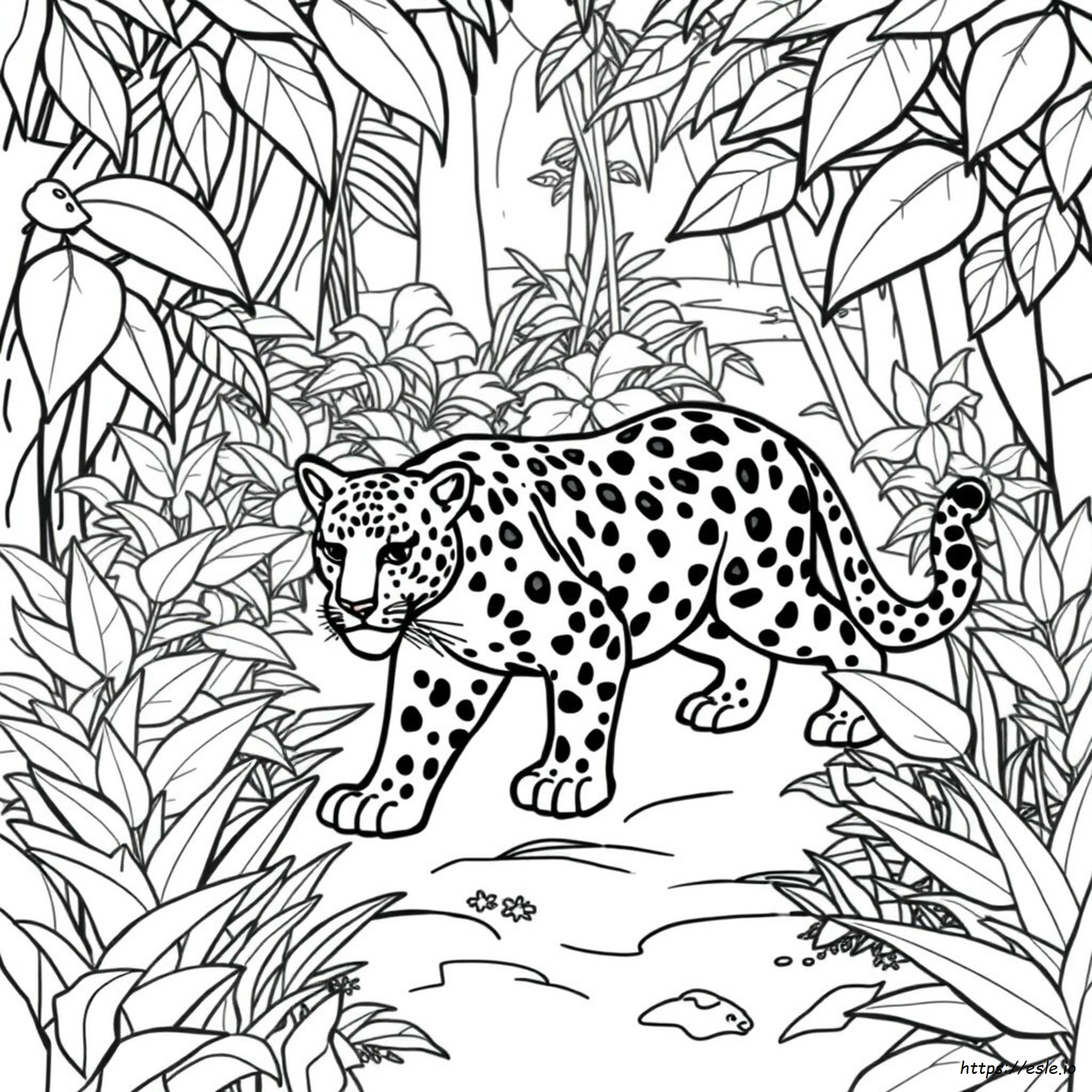 Jaguar Coloring Pages To Print