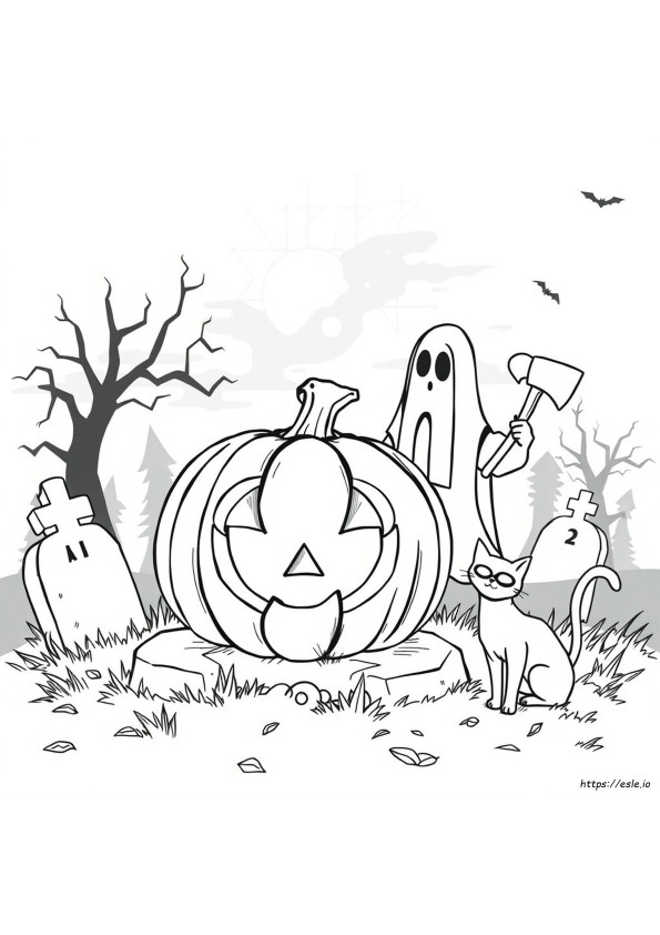 Fortnite Halloween Coloring Pages