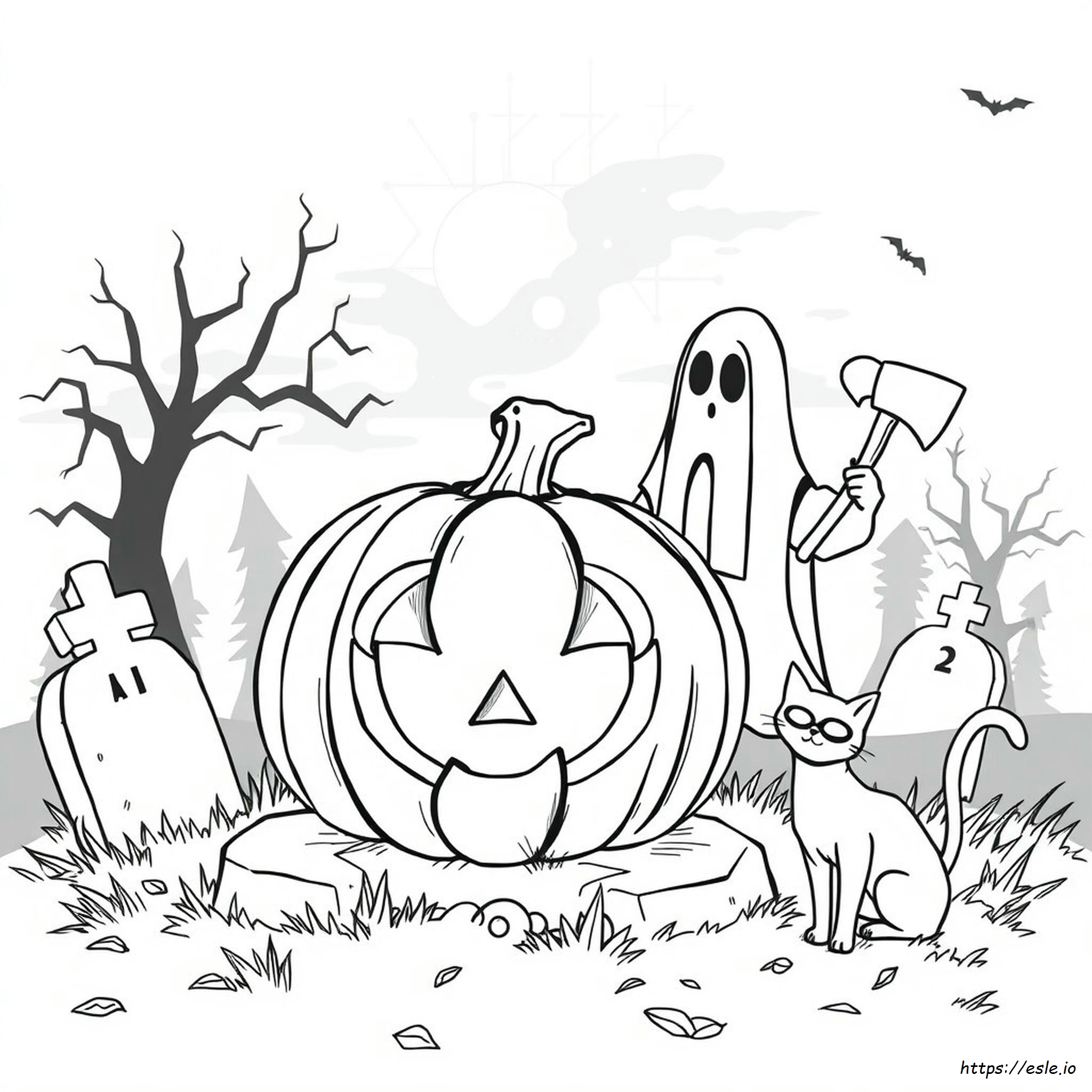 Fortnite Halloween Coloring Pages