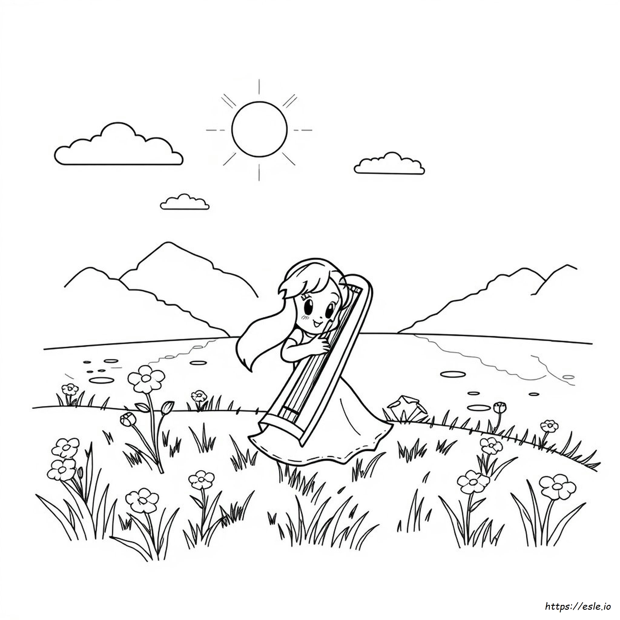 Melody Coloring Pages Gambar Mewarnai Melody
