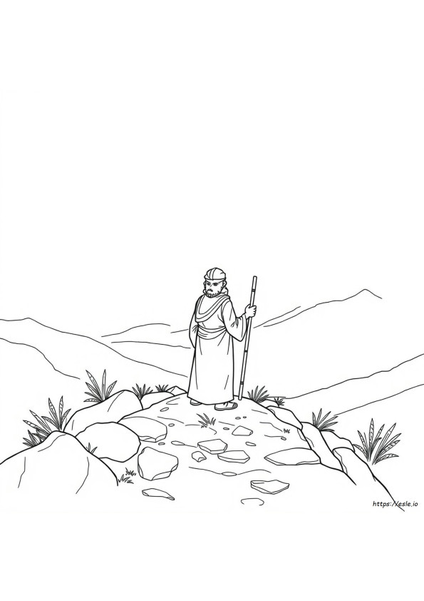 Zacharias Coloring Page