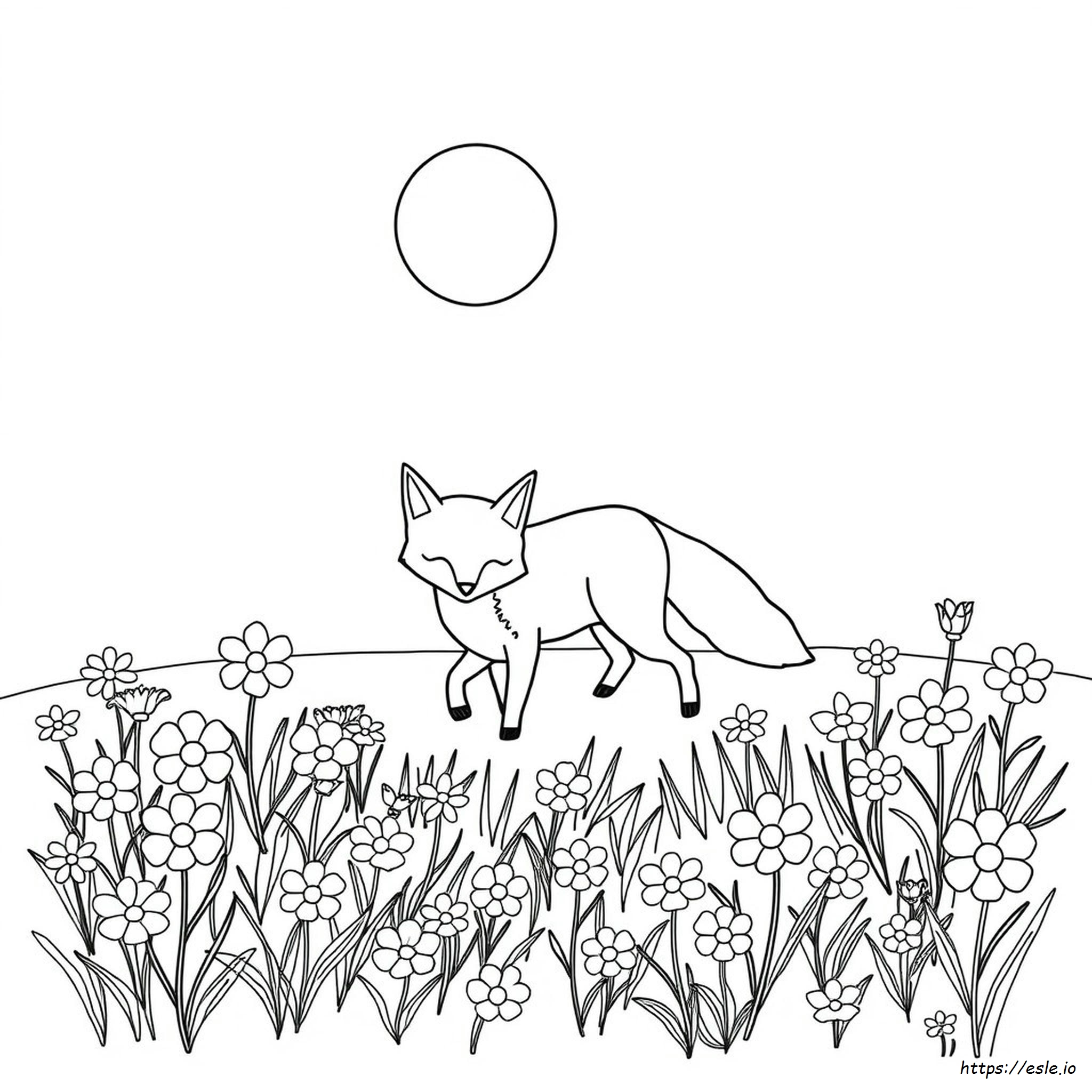 Páginas Para Colorear De Zorros Gratis